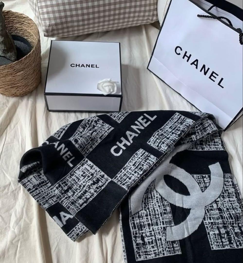 Chanel シャネル 大盤ストール