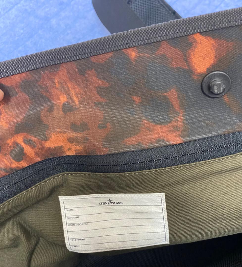 希少StoneIsland 2 wayTORTOISE SHELL OVDbag