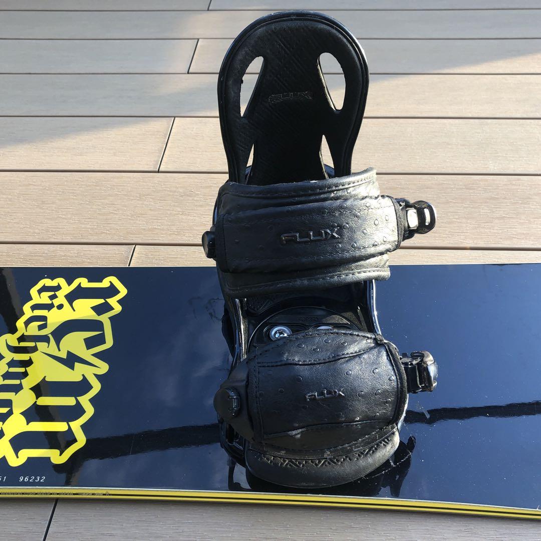 RCM RCM richman スノーボード 黒 FLUXビンディング付き