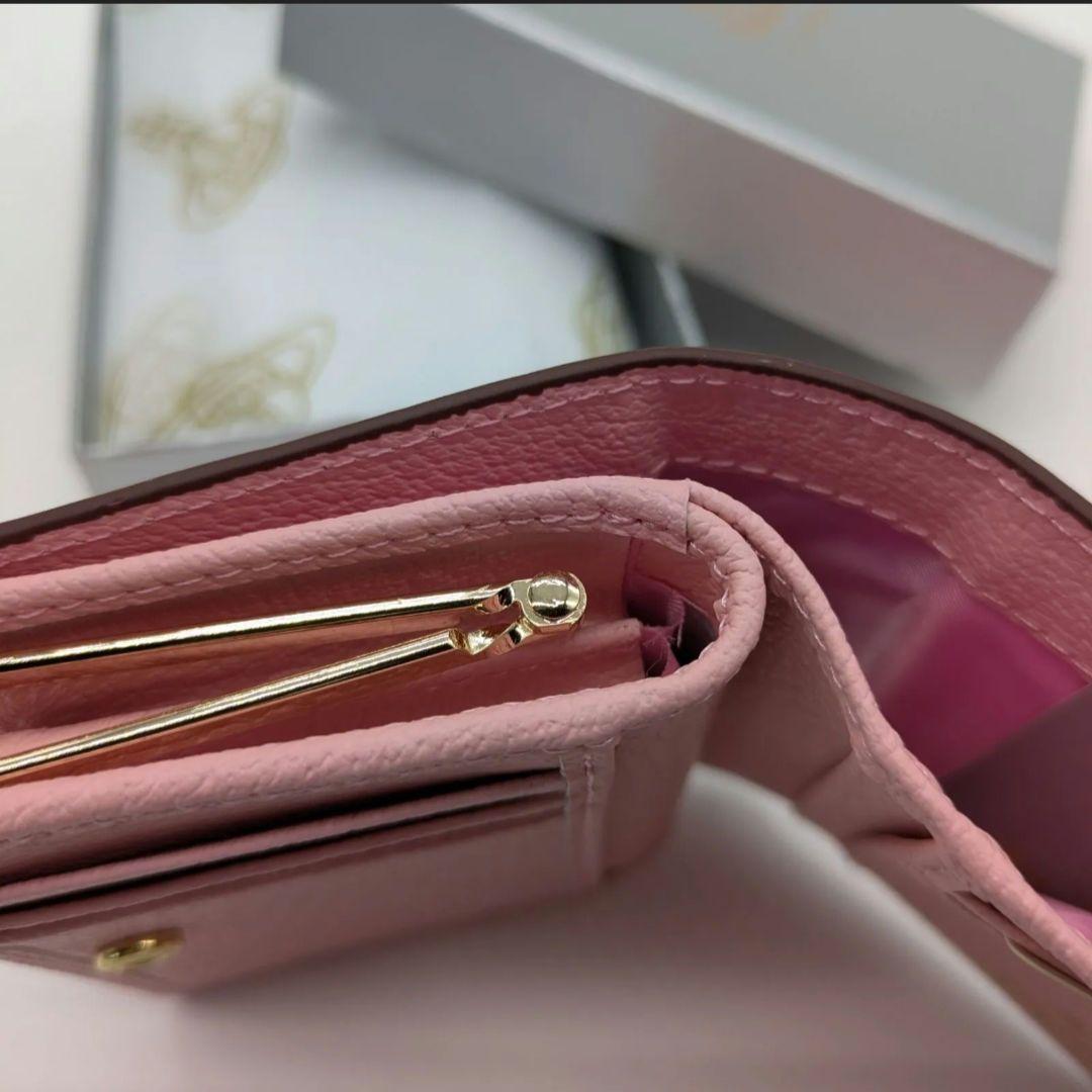 Vivienne Westwood ☆三つ折り財布☆ピンク　レザー　マット