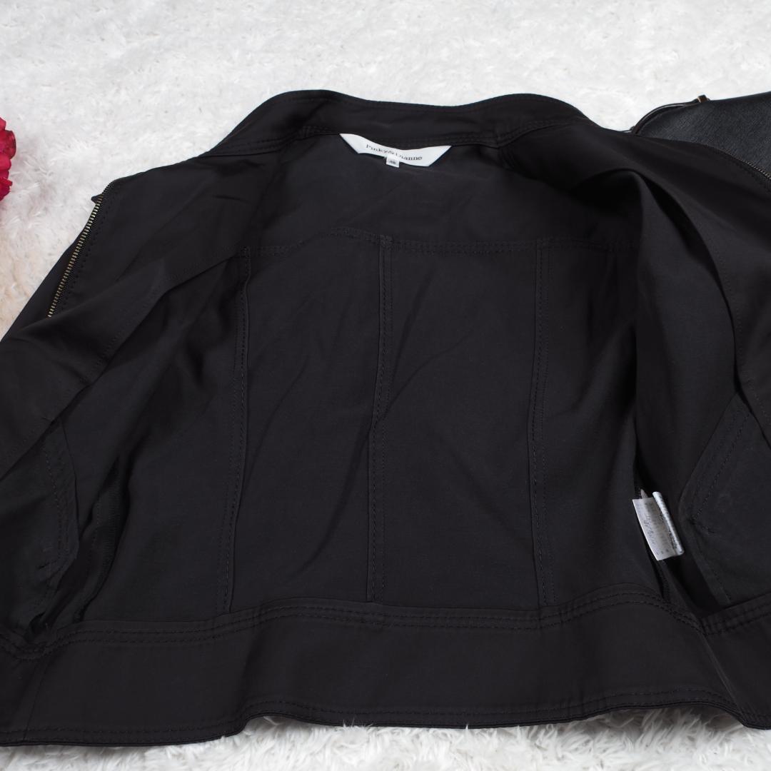 Y5801*最高級☆ピンキーアンドダイアン☆ジャケット☆ブルゾン☆黒
