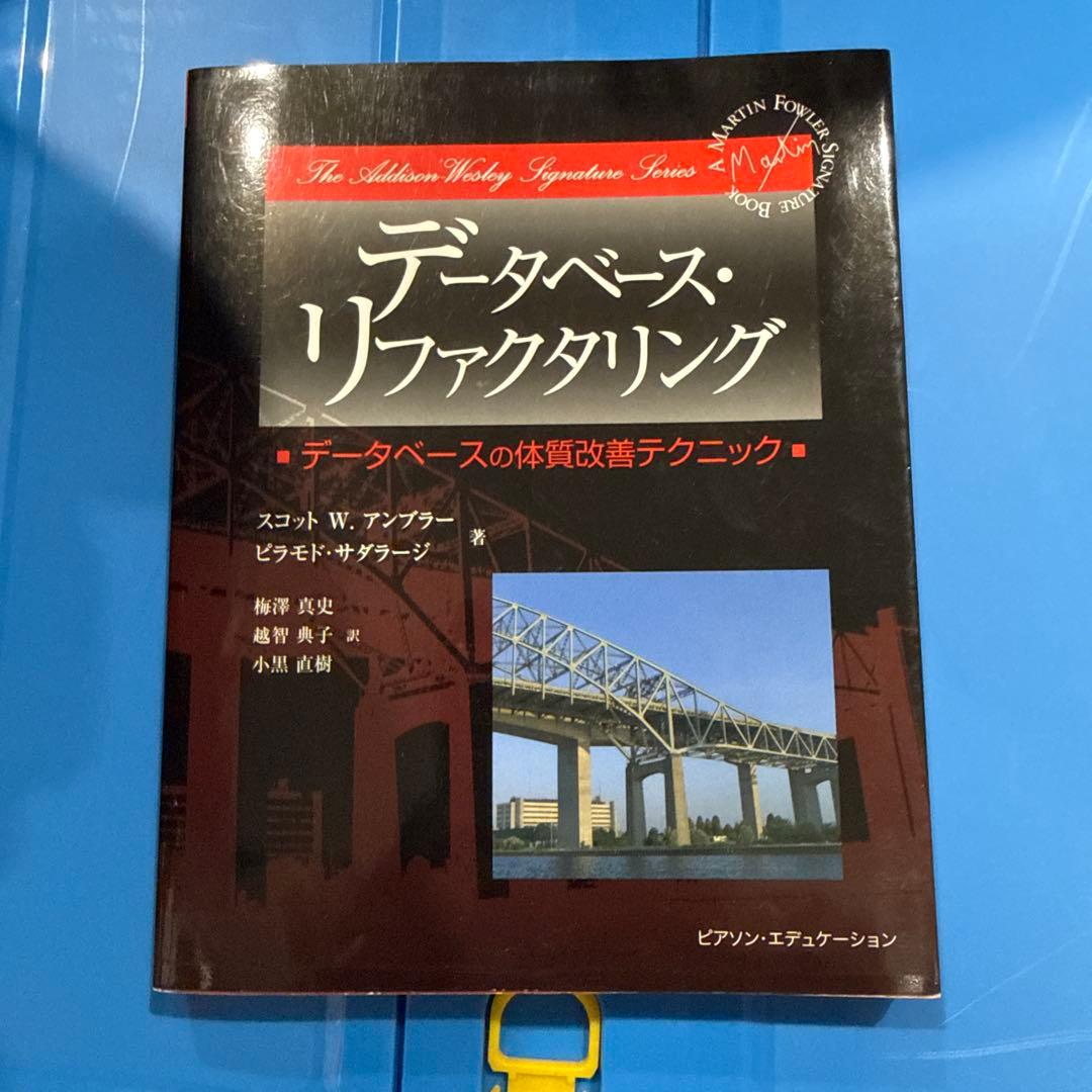データベース リファクタリング データベースの体質改善テクニック目立った傷や汚れなし