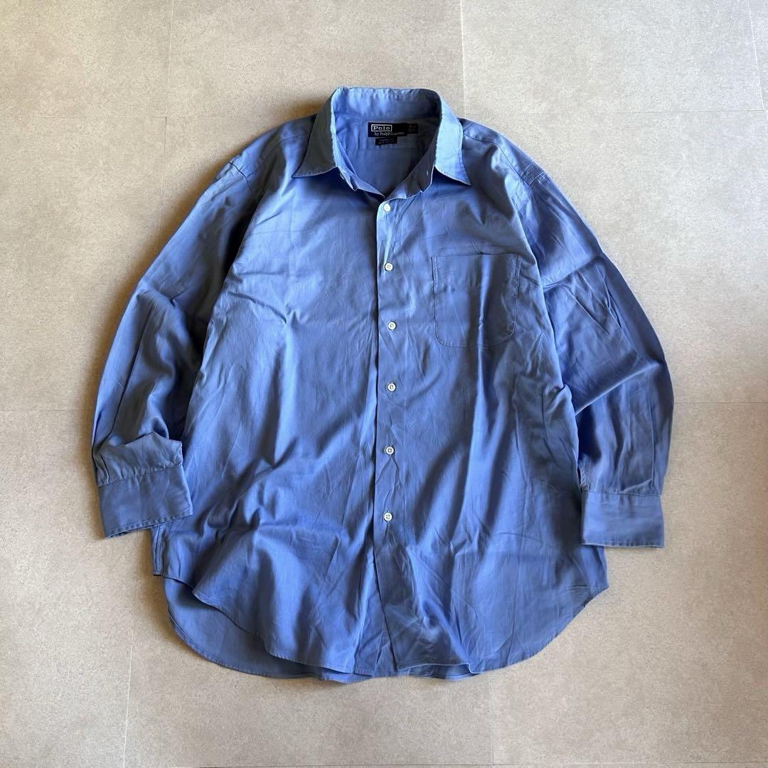 90s Polo Ralph Lauren WARWICK ドレスシャツ 無地