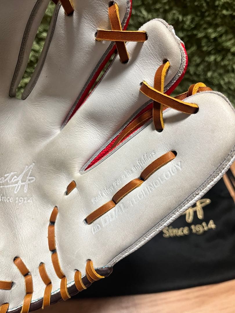 ウィルソン カスタムオーダー 軟式内野用グラブ D5 ホワイトSS×レッド