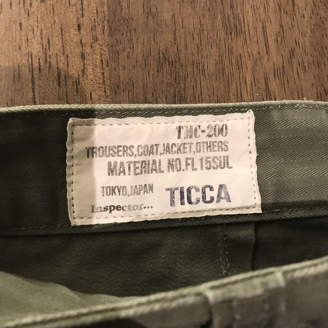TICCA クロップドカーゴパンツ