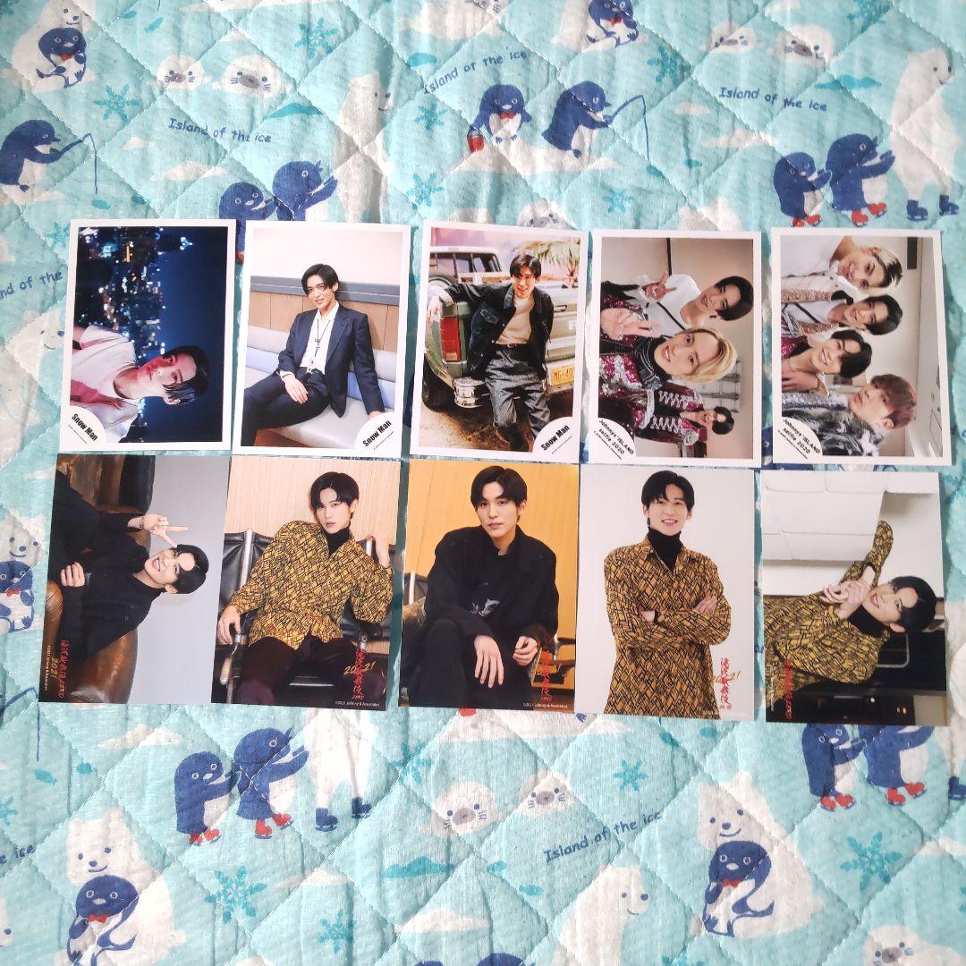 SnowMan 目黒蓮 グッズセット アクスタ うちわ 公式写真 ペン