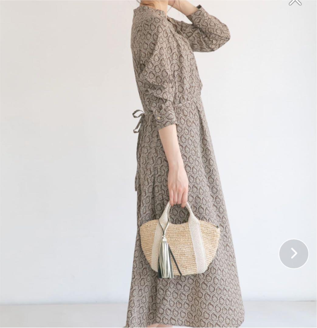 URBAN RESEARCH ROSSO イレギュラーヘムペイズリーワンピース