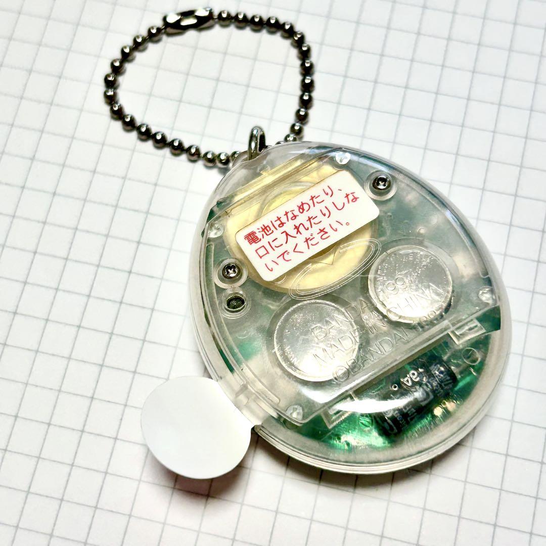 希少】海で発見!!たまごっち スケルトン クリア 動作確認済み
