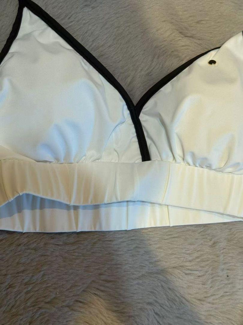 andmary Coco pleats swimwear white 水着・ラッシュガード