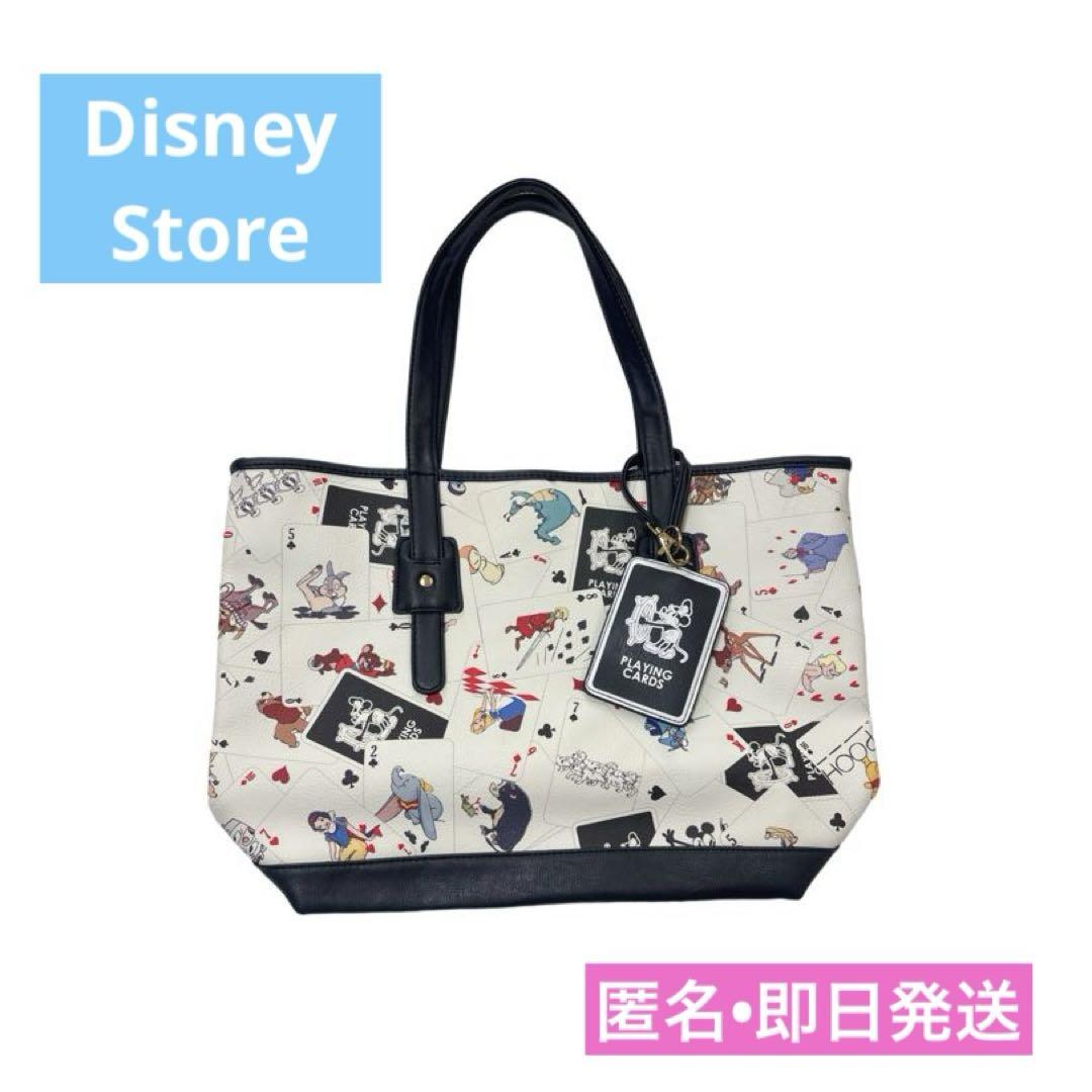 美品　公式　ディズニーストア　20周年　トートバッグ　トランプ柄