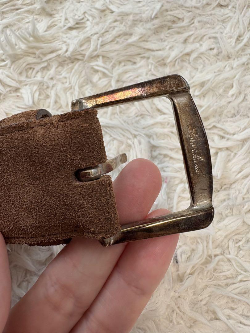 【美品】Loro Piana ロロピアーナ　メンズ　アルサベル・ベルトスエード