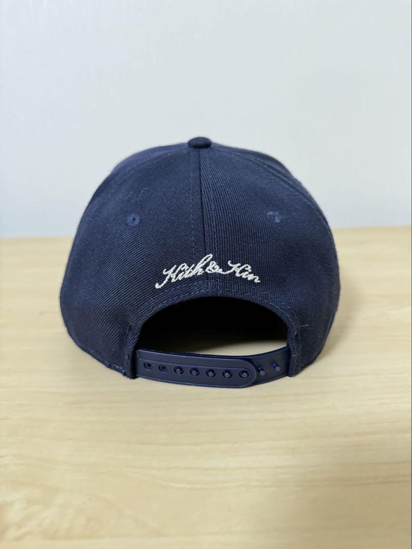 美品 KITH キャップ ネイビー 紺色 帽子 キス NY