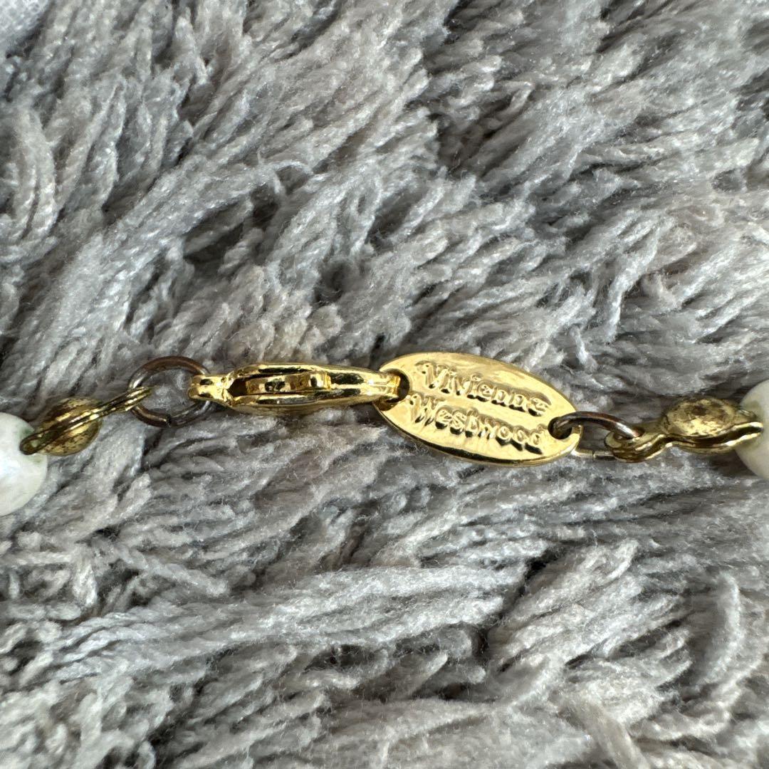 Vivienne Westwood パールデザイン ネックレス ゴールドオーブ