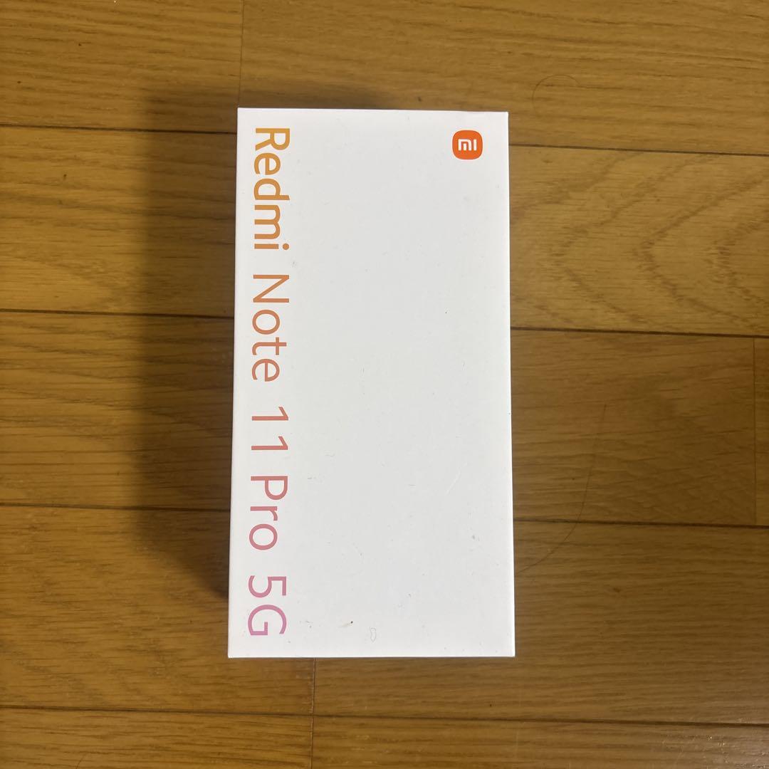 Xiaomi Redmi Note 11 Pro 5G 本体 ブラック