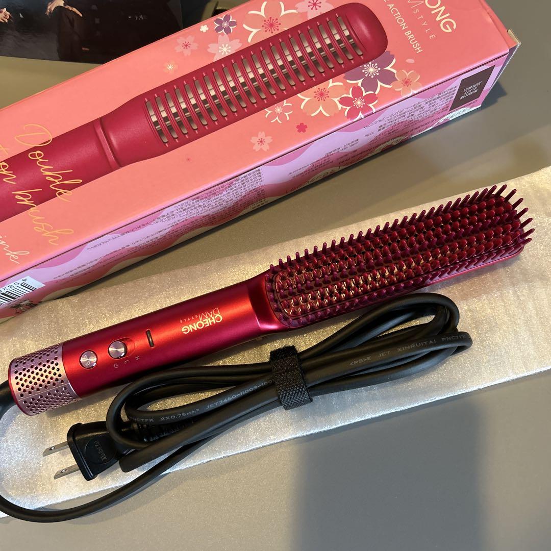 楽天市場】チョンダムスタイル ダブルアクション ヘアブラシ