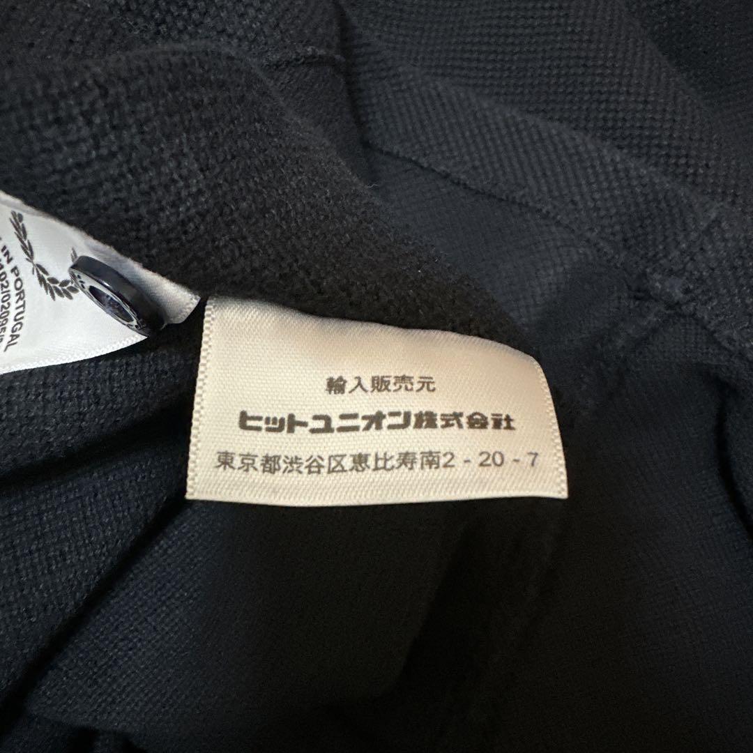 フレッドペリー ラフシモンズ ポロシャツ 半袖 コラボ ネイビー 38m 美品 フレッドペリー ラフシモンズ ポロシャツ 半袖 コラボ ネイビー