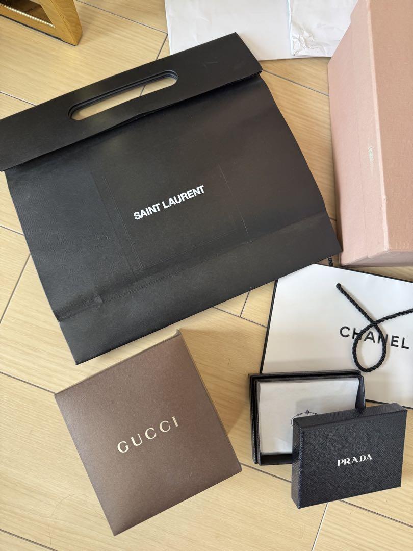 ハイブランド空箱BOX ショップ袋まとめ売り CHANEL、PRADA等