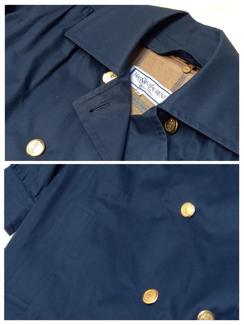 Yves Saint Lauret トレンチコート　金ボタン　SIZE M Yves saint Laurent(イブサンローラン) 金ボタン トレンチコート