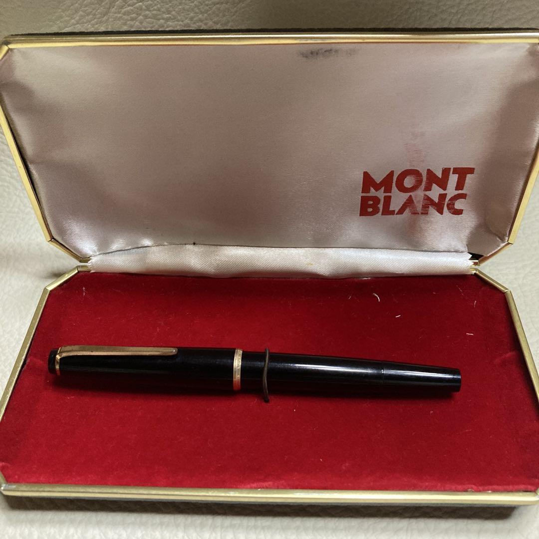 MONTBLANC 万年筆 ペン先585 K14 吸入式 モンブラン No.320 585刻印 万年筆 K14 吸入式 簡易洗浄済 箱付