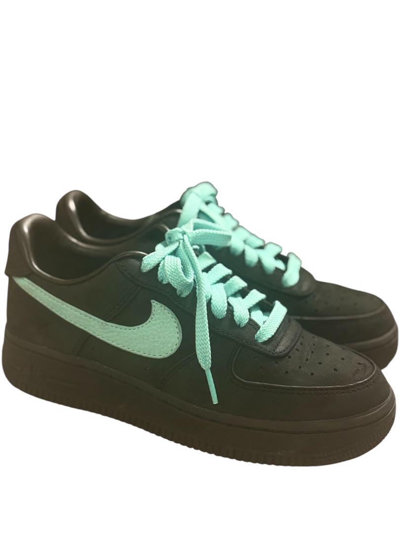 Nike Air Force 1 ブラック/ミント Tiffanyコラボ