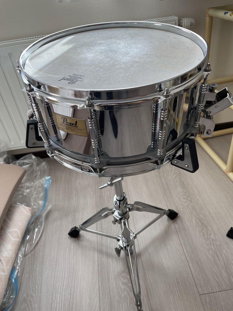 Pearl スネアドラム フリーフローティング6.5スチール