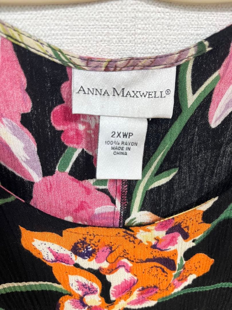 ANNAMAXWELL レーヨン ワンピース