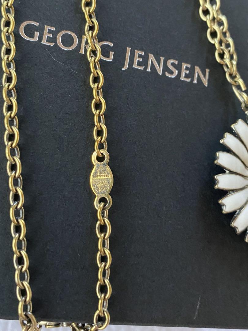 GEORG JENSEN デイジー　ネックレス　925S ゴールドカラー3cm