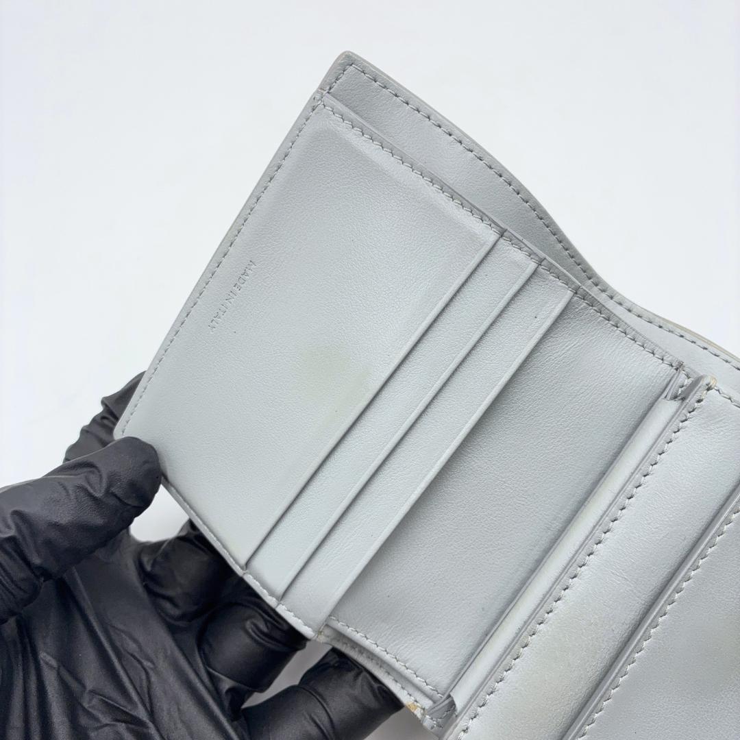 【美品】CELINE トリオンフ スモール トリフォールド フラップ ウォレット