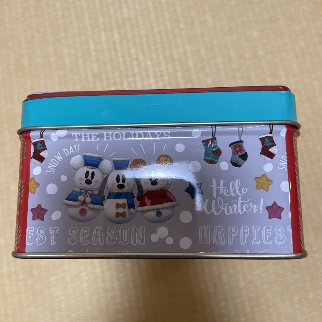 クッキー缶 ディズニー スノーマン クリスマス 缶のみ - メルカリ
