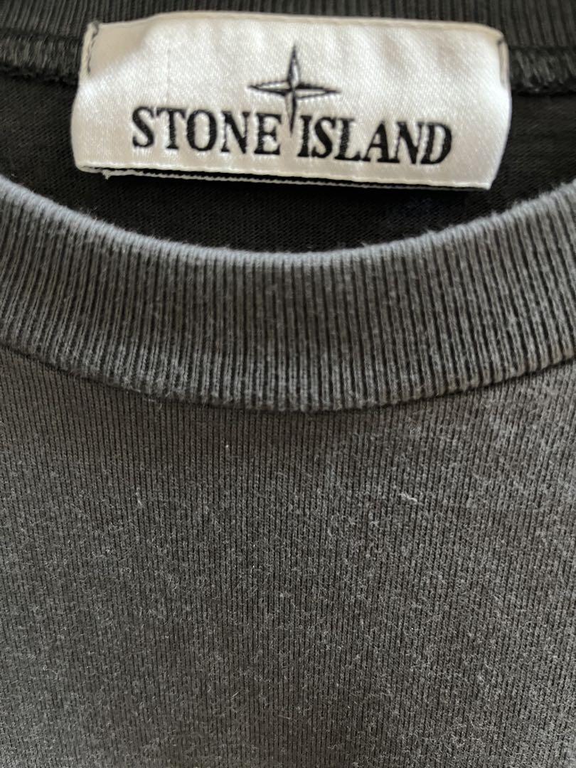 【新品同様】　STONE ISLAND グレー 長袖スウェット ストーンアイランド STONE ISLAND STONE ISLAND トレーナー