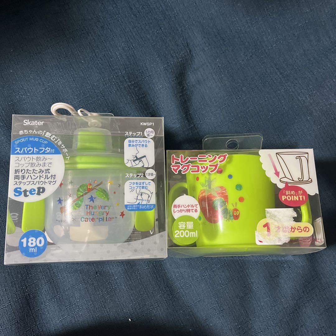 折りたたみ式ステップスパウトマグ&トレーニングマグカップ