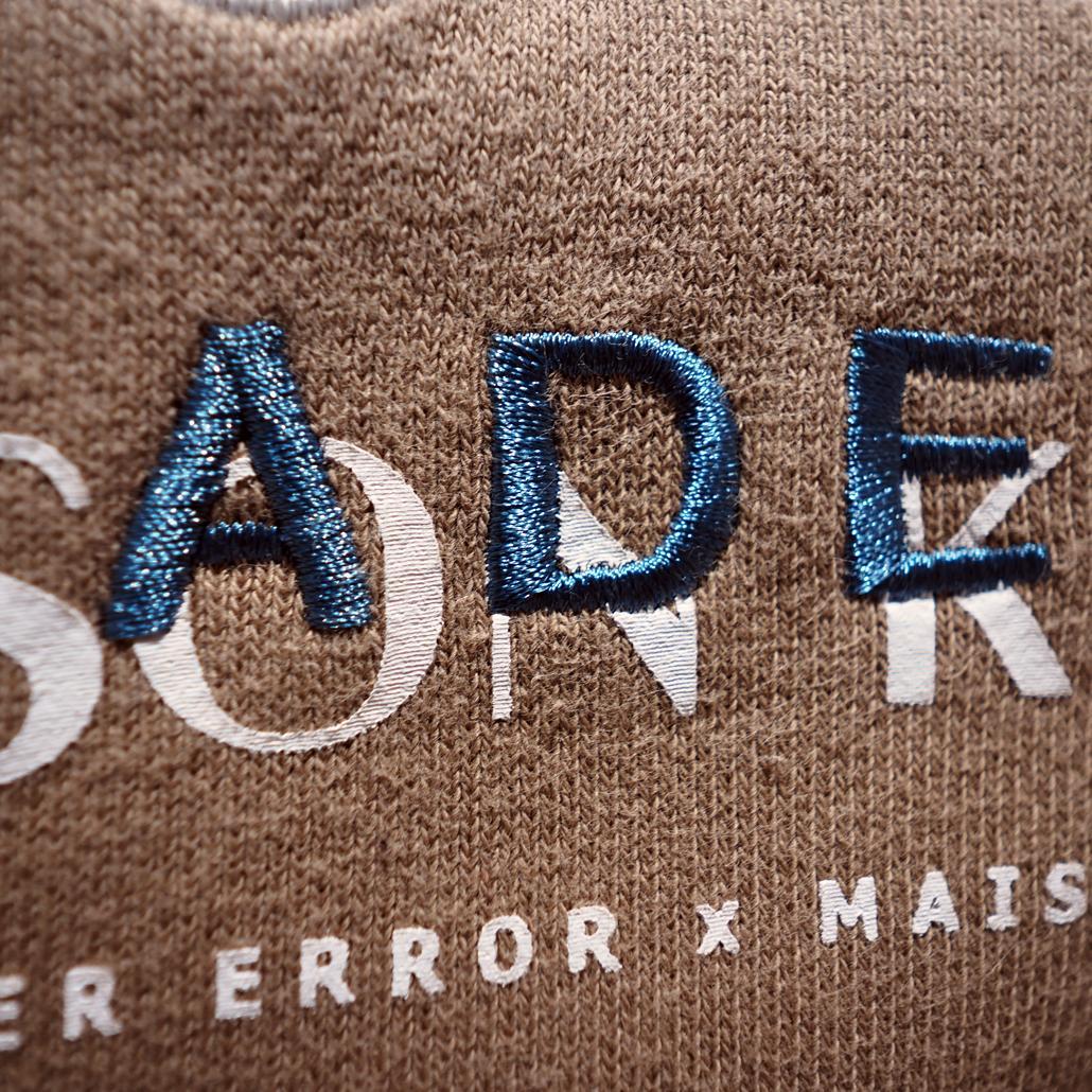 MAISON KITSUNE ADERERROR コラボエンブロイダリースエット
