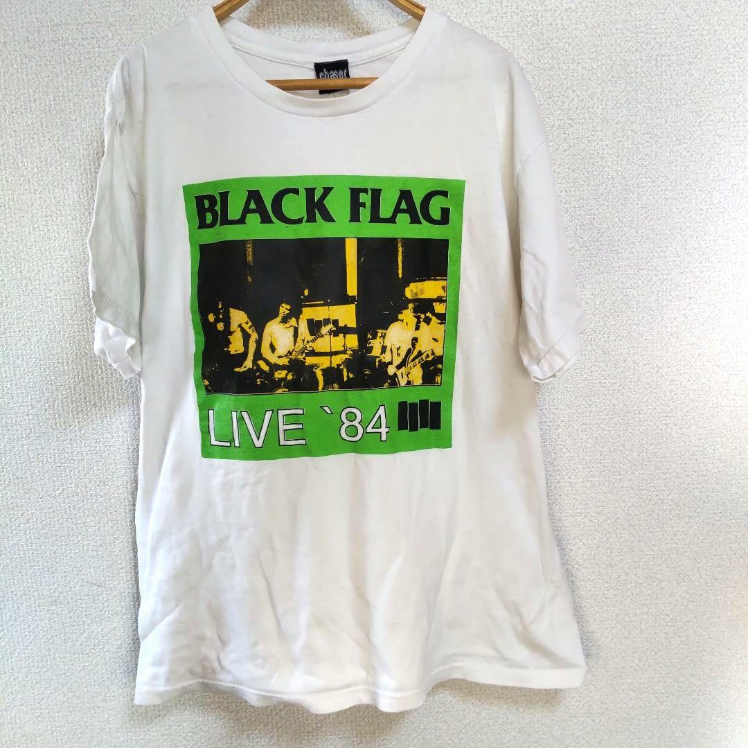 BLACK FLAG/VINTAGE/バンドT/ホワイト/L