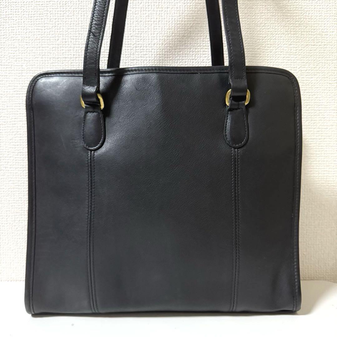 美品✨ オールドコーチ トートバッグ レザー ブラック ビジネス