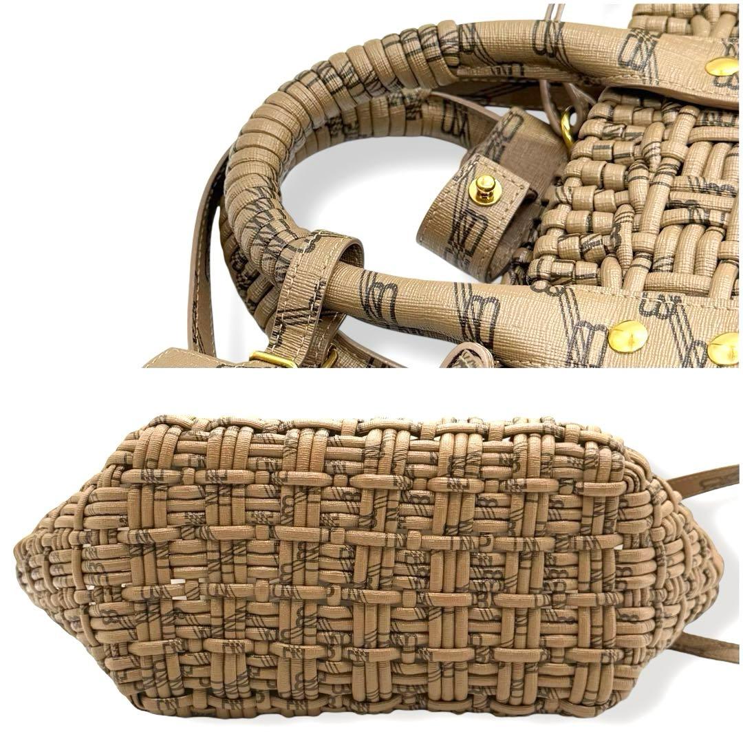 新品同様　バレンシアガ　2way かごバッグ　ビストロXS モノグラム　3996