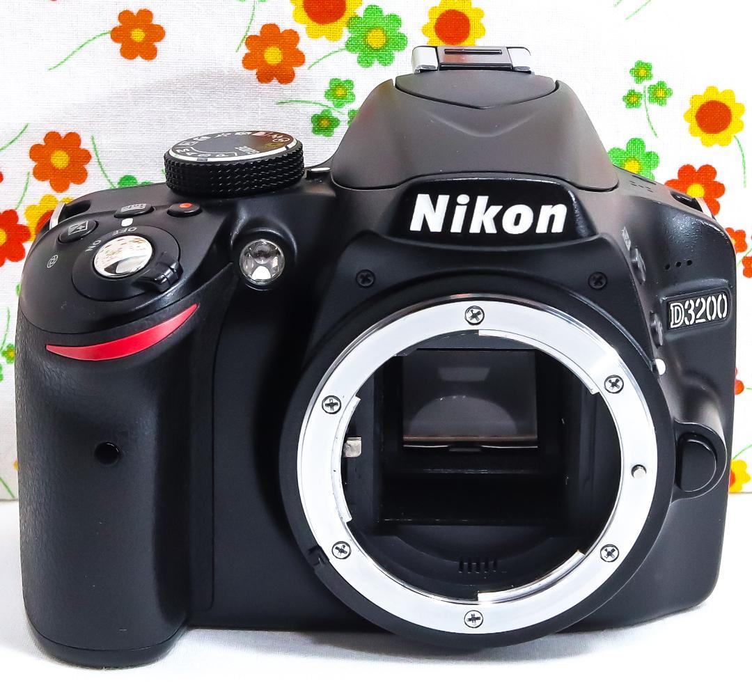 Nikon ニコン D3200☆高画質一眼レフ☆初心者オススメ☆手振れ補正付き