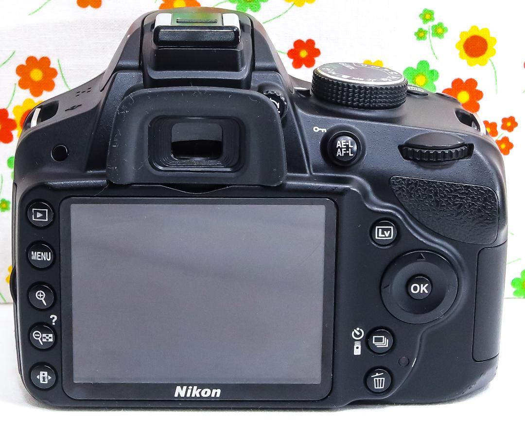 Nikon ニコン D3200☆高画質一眼レフ☆初心者オススメ☆手振れ補正付き