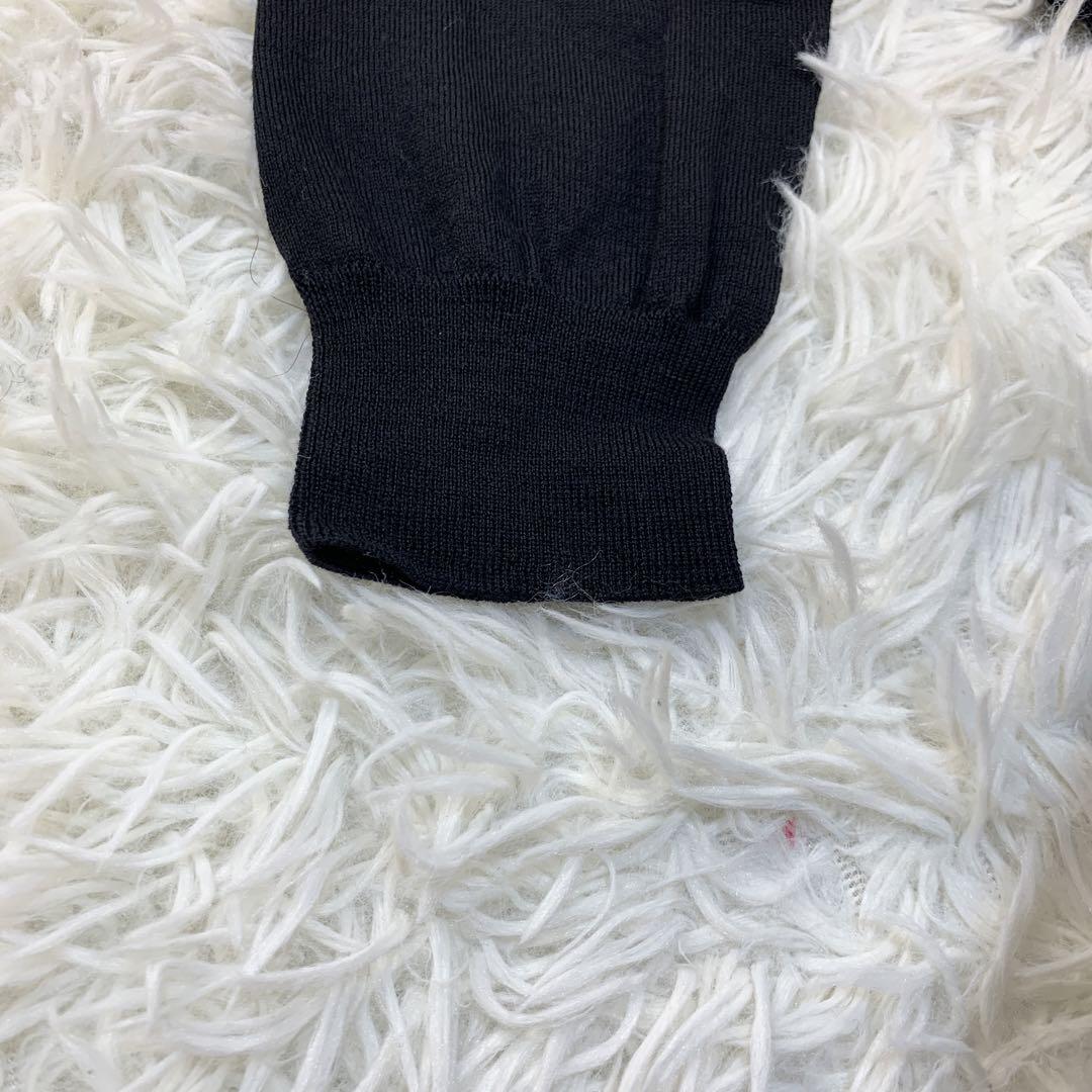 ジルサンダー*38*ボタン　タートルネックセーター*黒*jil sander ジルサンダー*38*ボタン タートルネックセーター*黒*jil sander