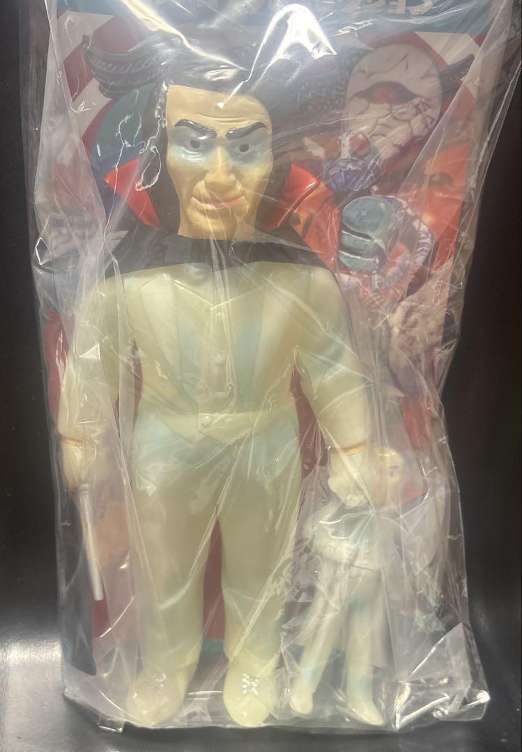 仮面ライダー フィギュア 「死神博士（新色蓄光）+ミニソフビ