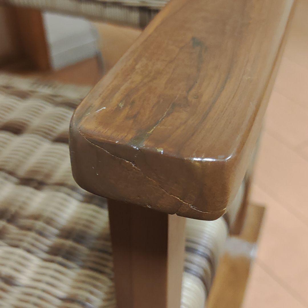 12日まで ロッキングチェア 定価27000円程 ラタン 東谷 MARWIL-DEMENAGEMENTS_CH