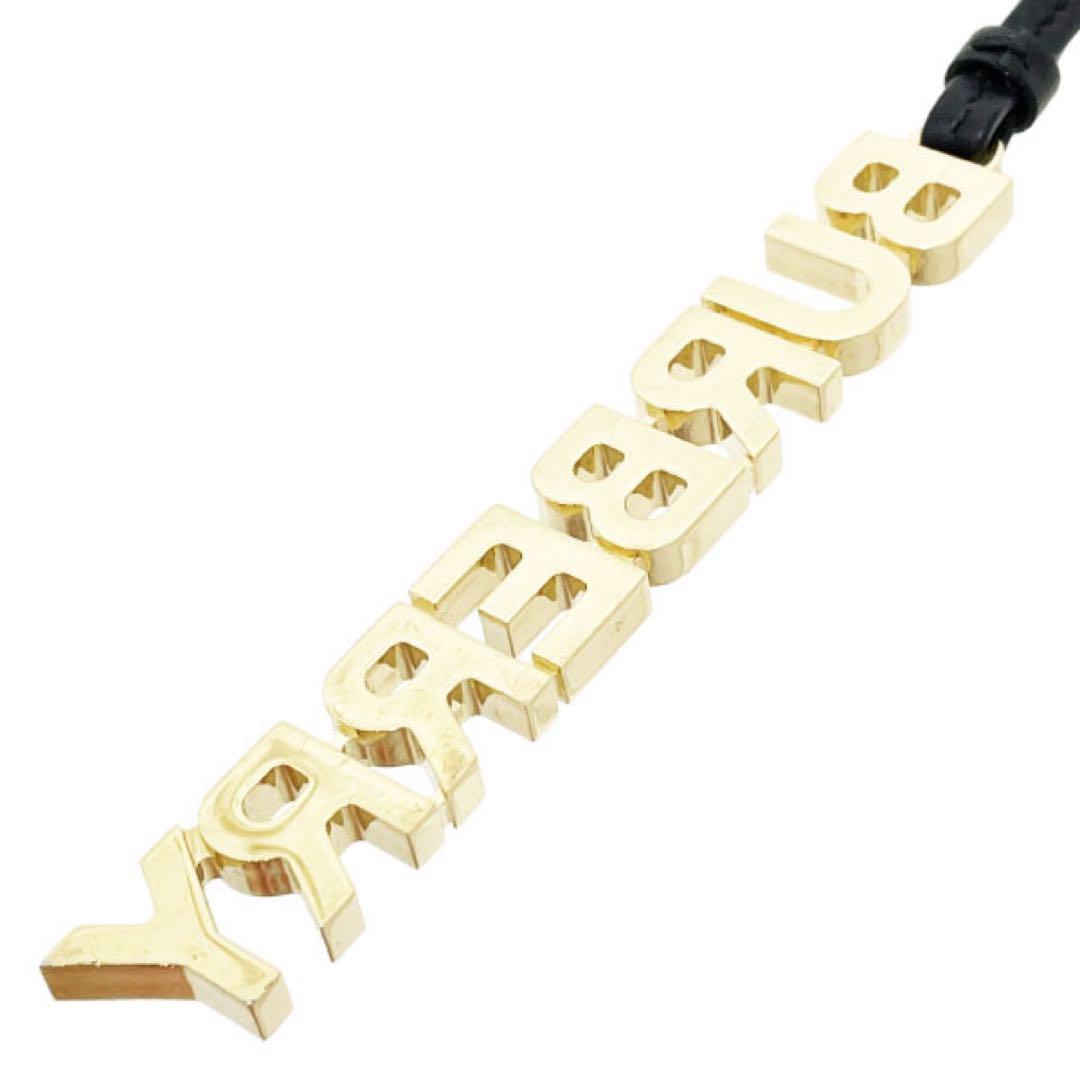 正規品 美品 バーバリー チャーム バッグ ゴールド 【NN14356】