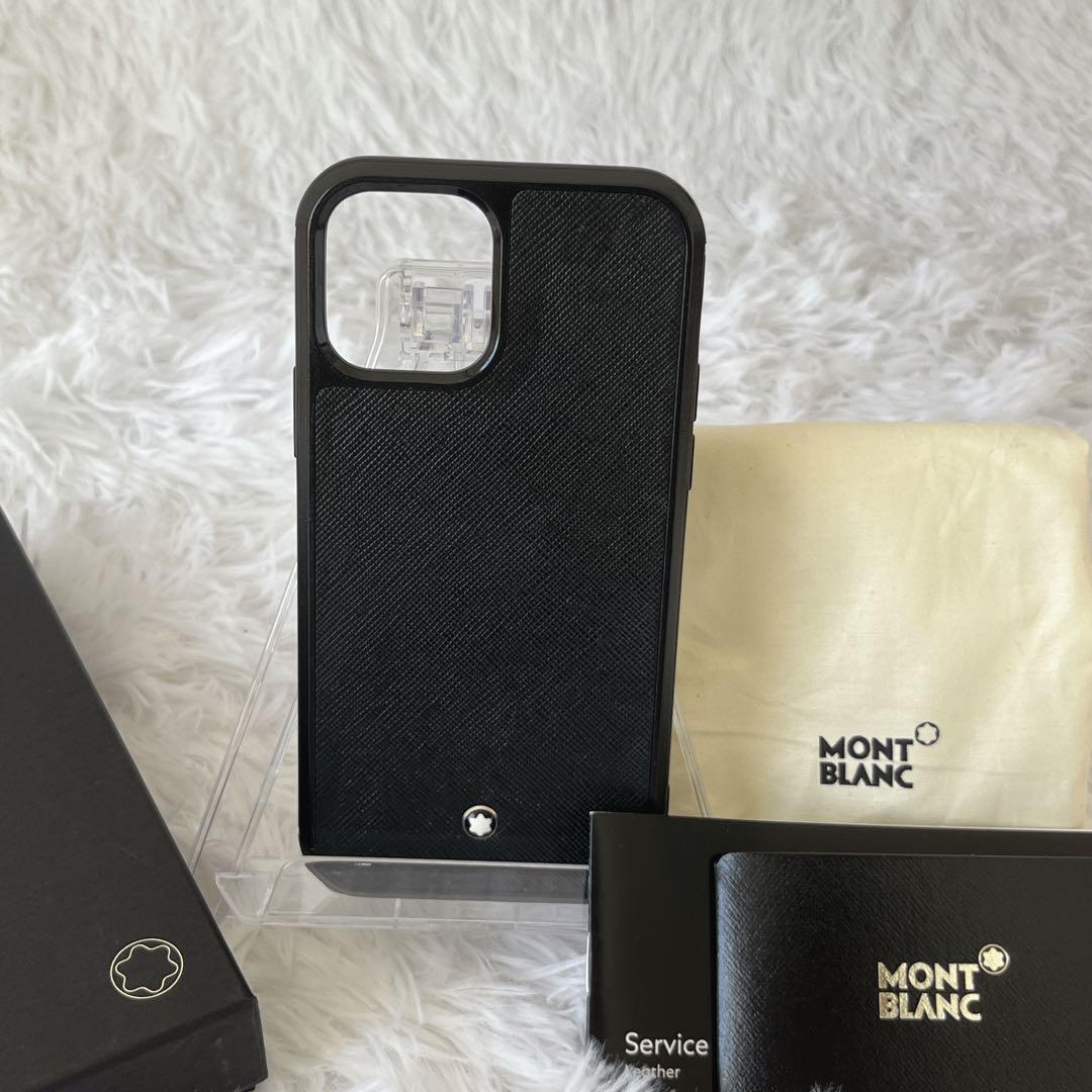 箱　保存袋付✨MONTBLANC  iPhone12pro iPhoneケース