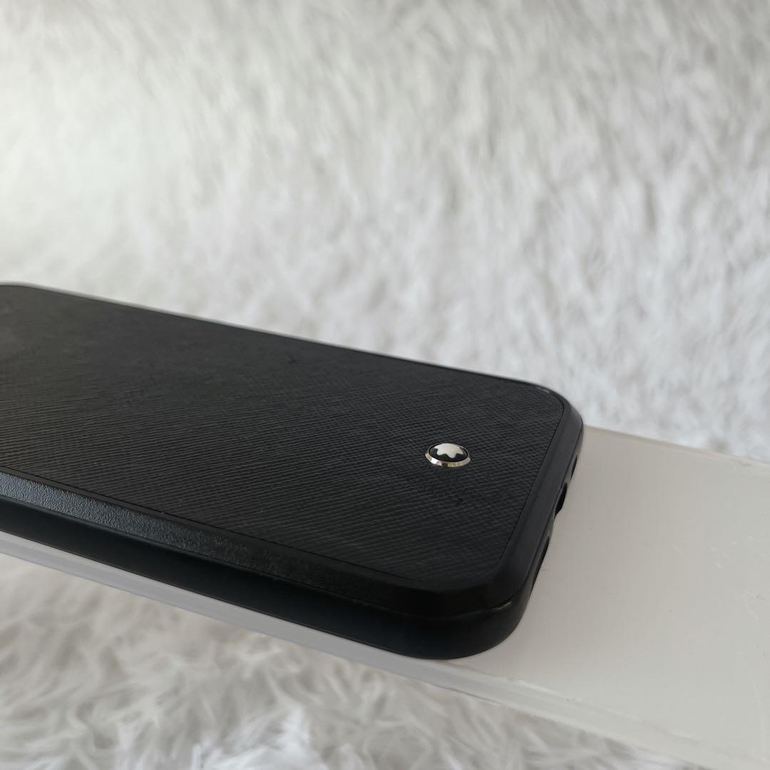 箱　保存袋付✨MONTBLANC  iPhone12pro iPhoneケース