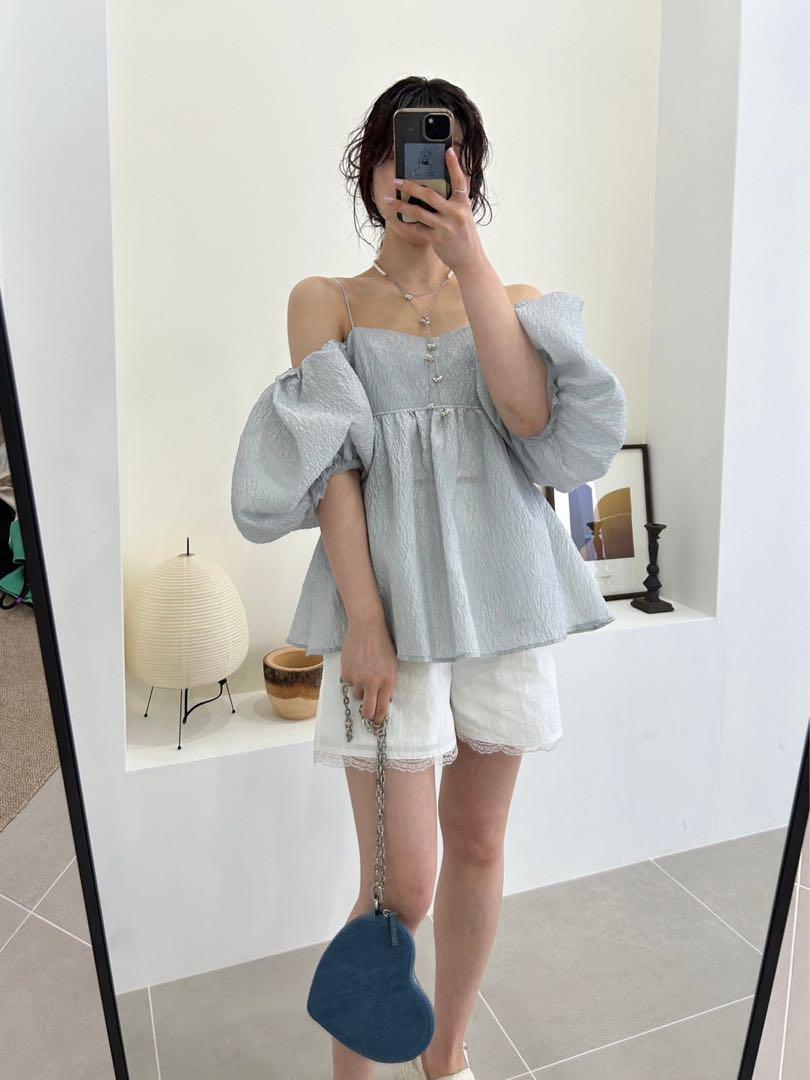 LILY BROWN❤️新品未使用❤️3WAYジャガードペプラムビスチェ