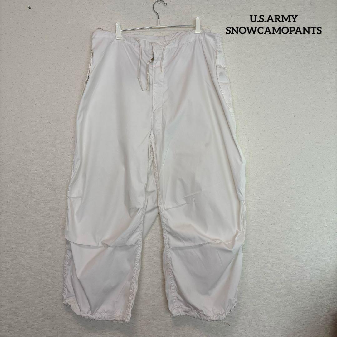 U.S.ARMY SNOW CAMO PANTS Mサイズ USA製