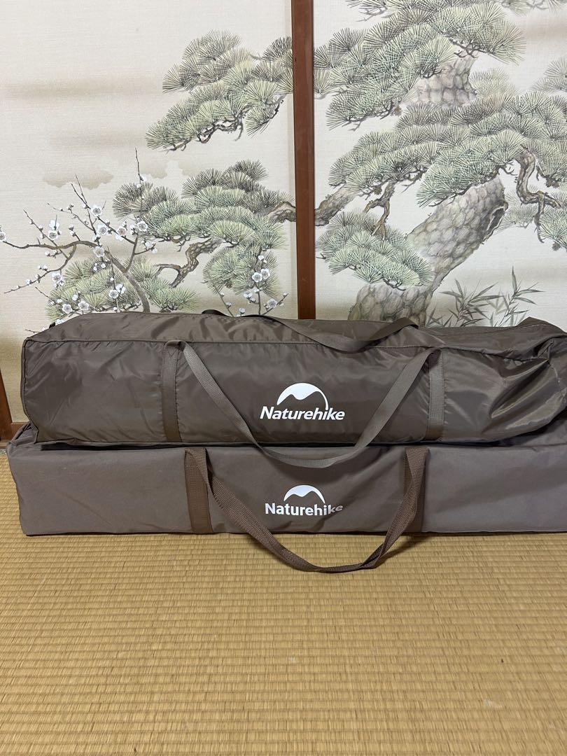 【美品】Naturehike ワンタッチ テント＋コットセット 2人用
