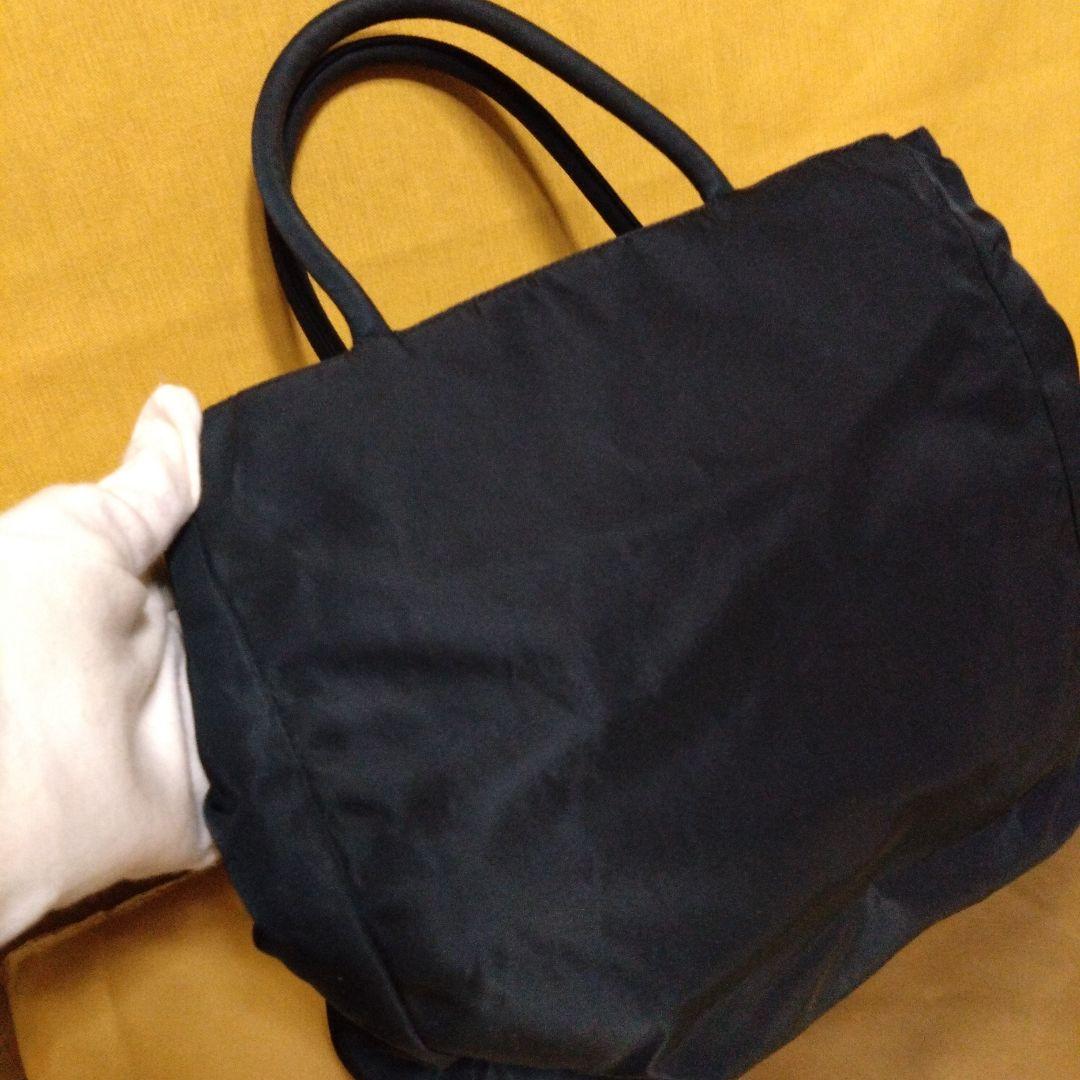 PRADA ブラック ナイロントートバッグ