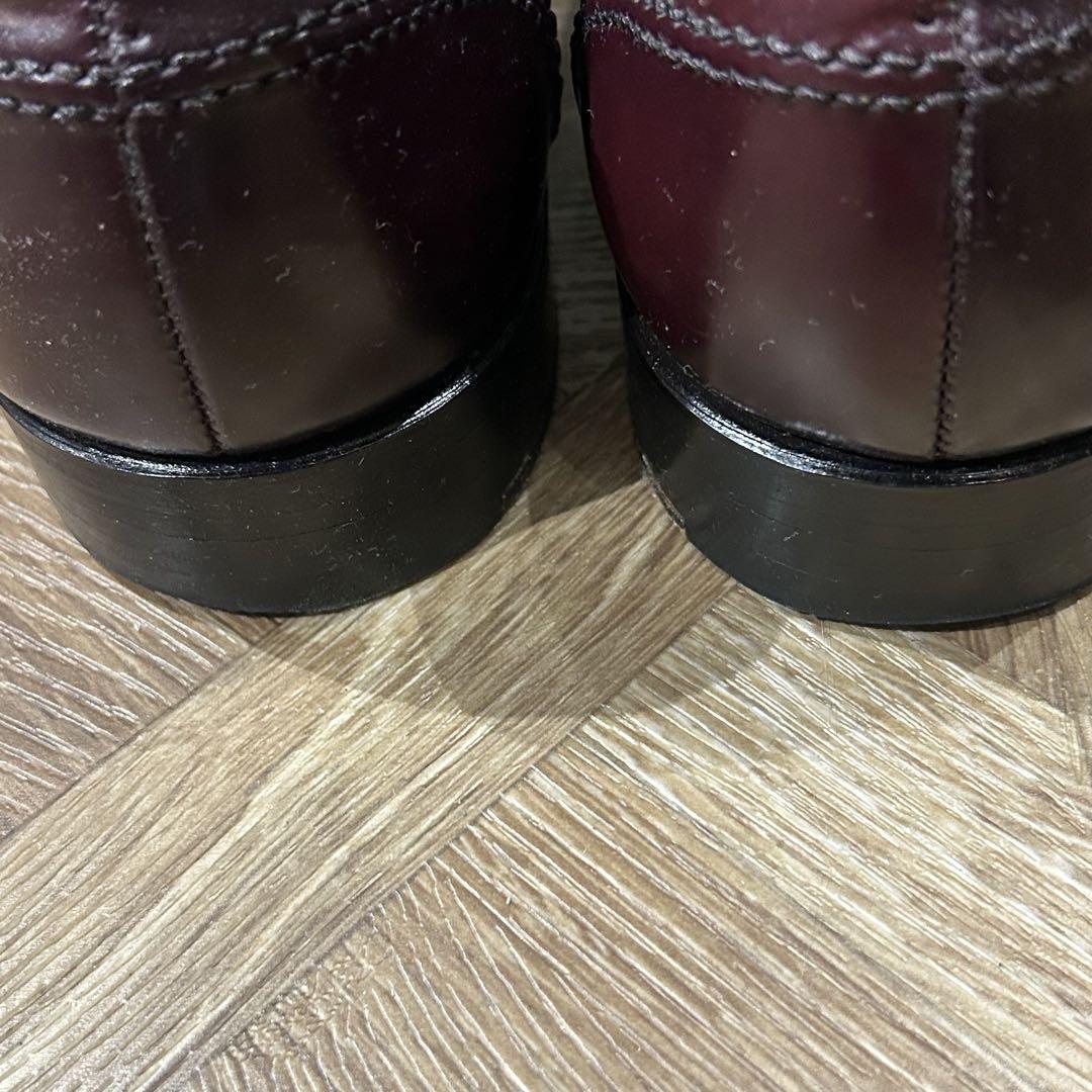 Alden 684 バーガンディー フルストラップローファー US9.5