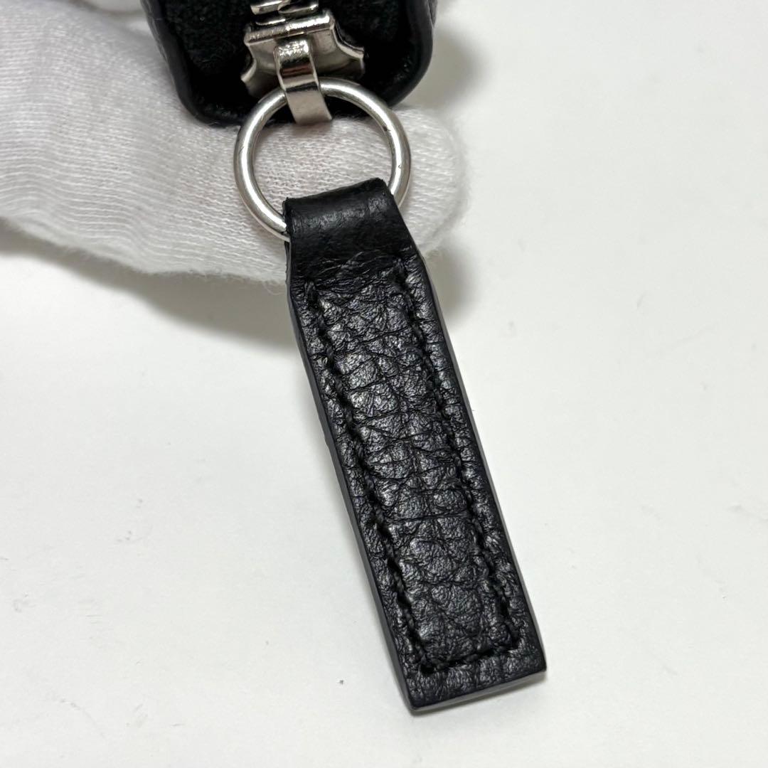 341箱付✨極美品✨グッチ 長財布 ダブルG エンボス ラウンドファスナー 黒