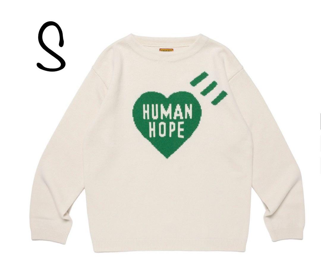 HUMAN HOPE Heart Knit Sweater サイズS